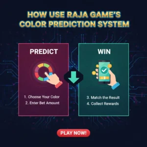Guide on utilizing Raaja game's color prediction system effectively.